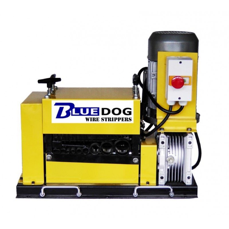 Electric Wire Stripping Machine Multi Holes Cable Stripper Copper Recycling Unit 