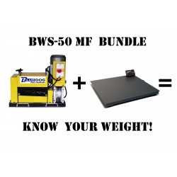 Scrap wire stripping machine BWS-50 MF and weigh scale bundle