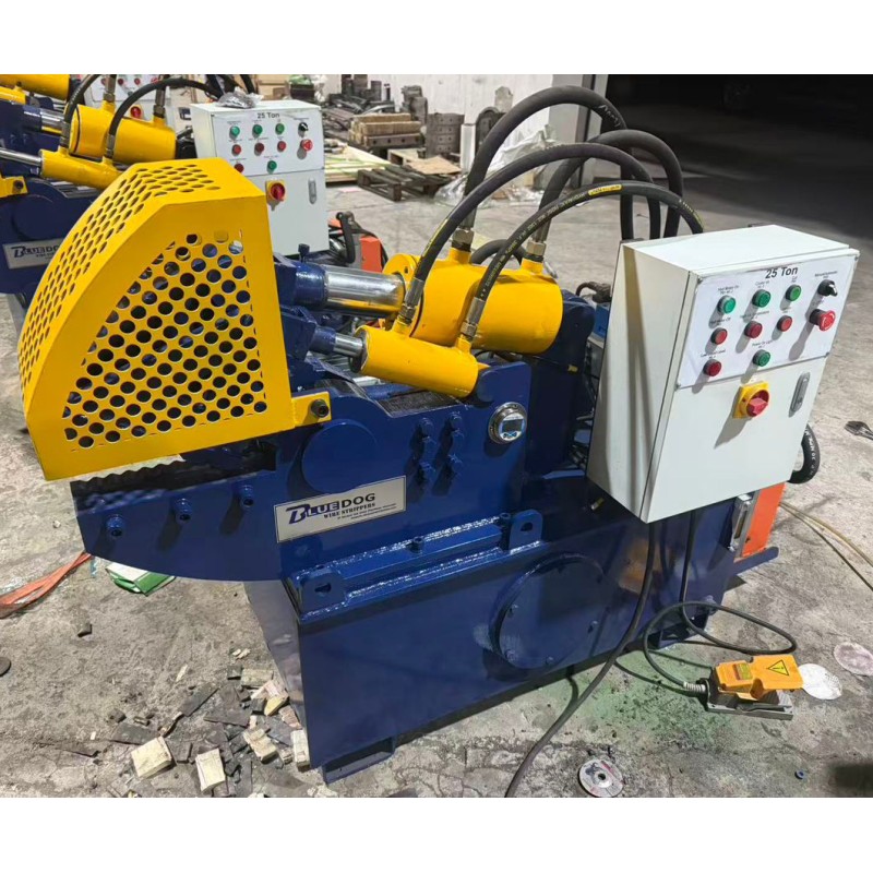 25 Ton Alligator Shear with Hold Down Arm - Bluedog