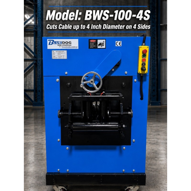 BWS-100-S4 — REVOLUTIONARY 4-SIDED CABLE STRIPPING TECHNOLOGY