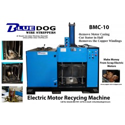 Scrap motor dismantling machine BMC-10 - Bluedog motor crusher