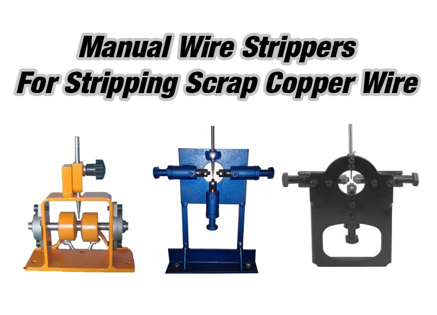 SCRAP COPPER CABLE WIRE stripper  stripping machine