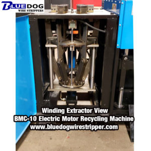 Electric Motor Recycling Machine - Winding Extractor Assembly