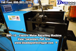 Electric motor recycling machine - BMC-10 - Secondary Pull Arm 
