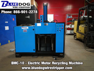 Electric Motor Recycling Machine - BMC-10 Front View