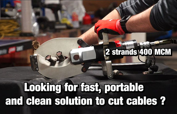 Portable Cable Cutter for Scrap Wire